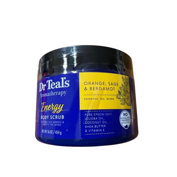 Dr Teal's Aromatherapy Energy Body Scrub with Orange, Sage & Bergamot, 16 fl oz - Picture 8 of 9